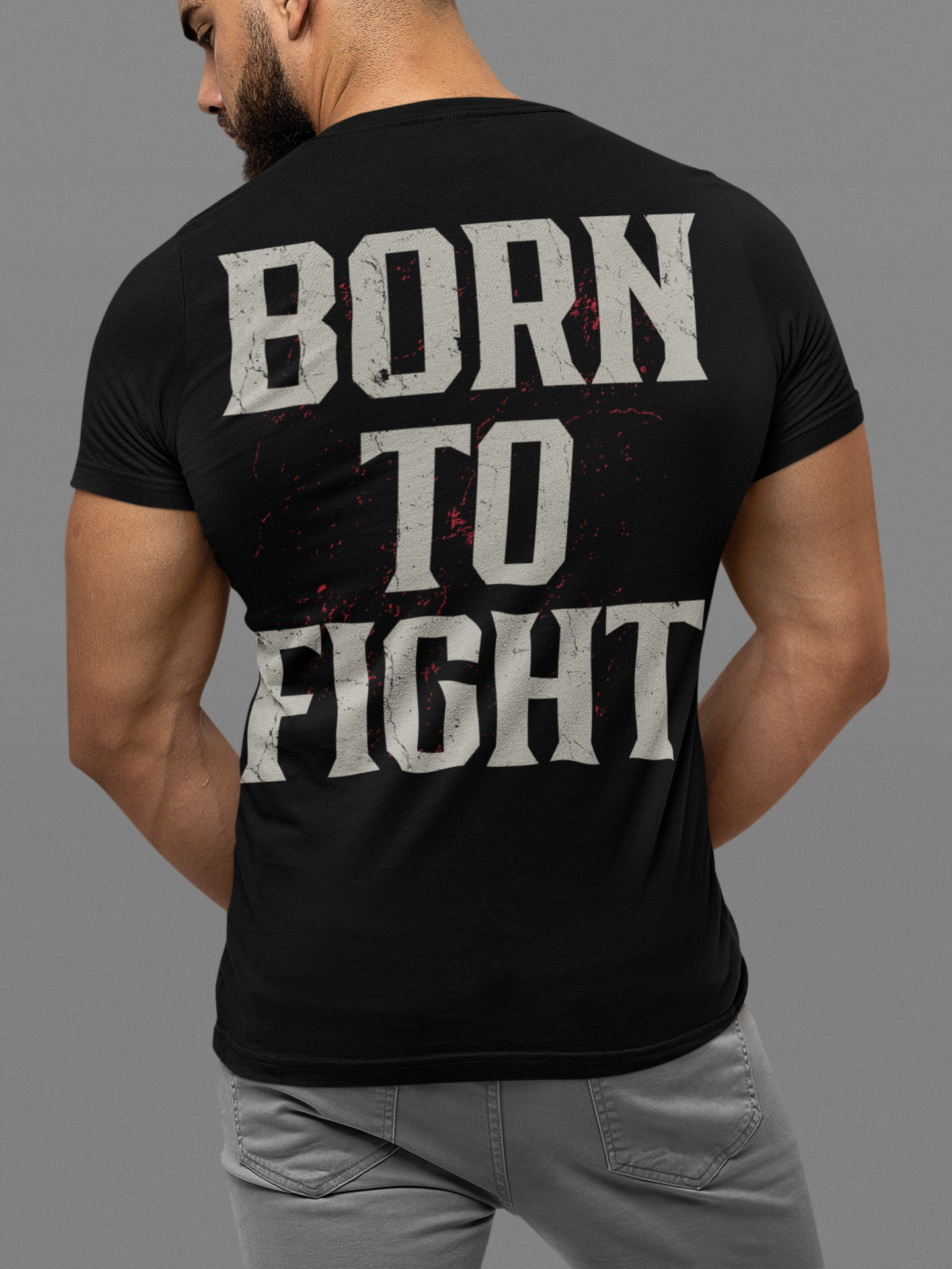 Born to Fight T-Shirt – Classic Boxing Statement Design