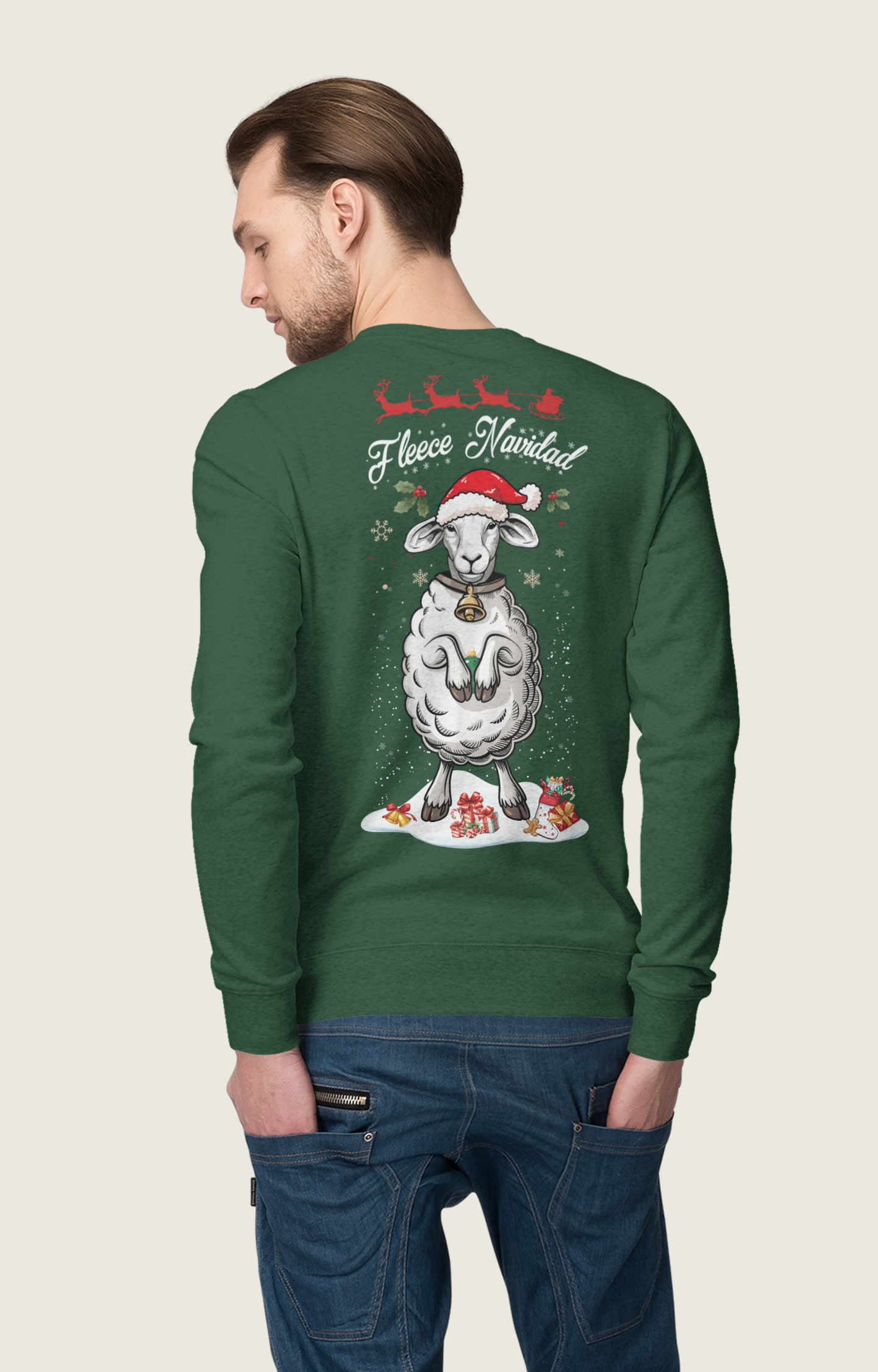 Fleece Navidad Sweatshirt – Lustiger Weihnachtspullover | premium unisex sweatshirt