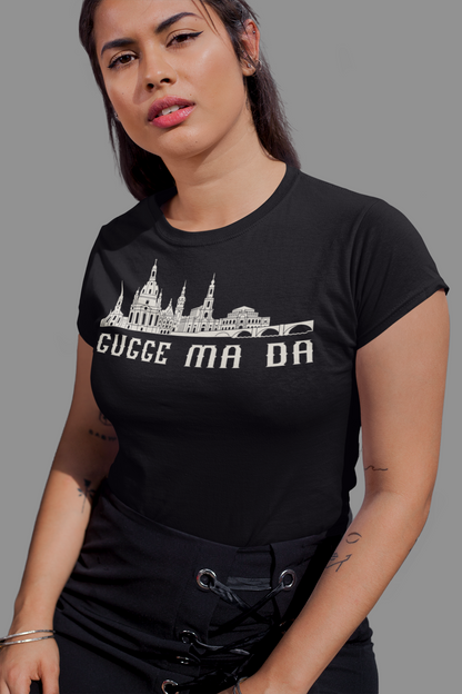 Elbflorenz Gefühl – „Gugge ma da“ Dresden Skyline Bio Damen-Shirt