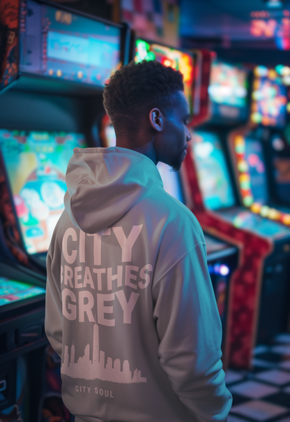 City Breathes Grey – City Soul Hoodie