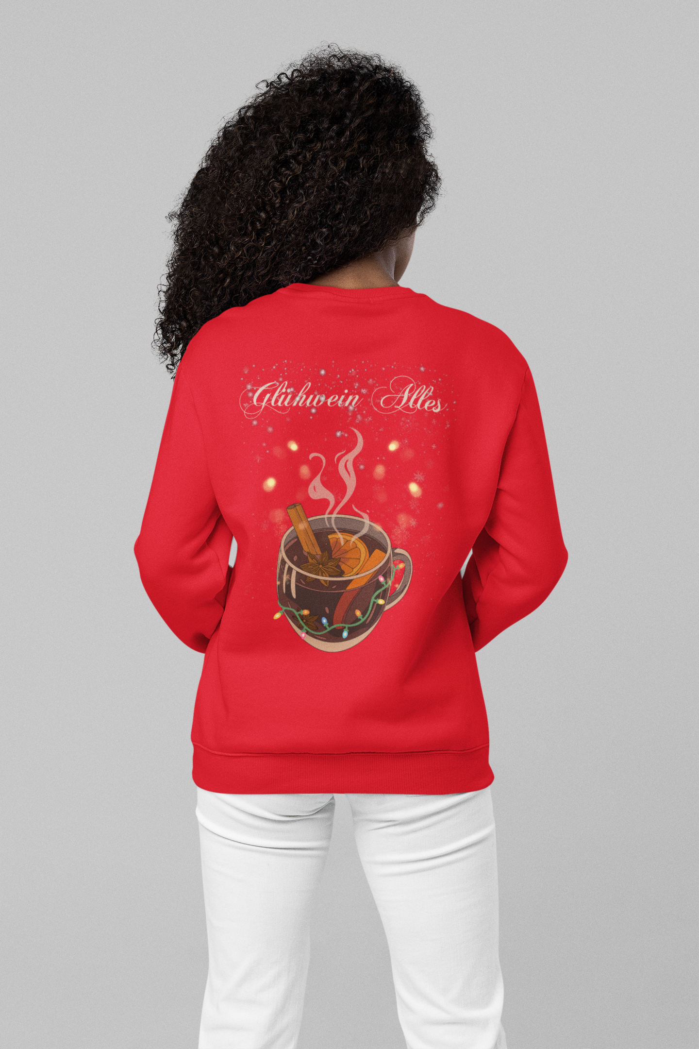 Glühwein Alles Sweatshirt – Witziger Glühwein Weihnachtspullover | premium unisex sweatshirt