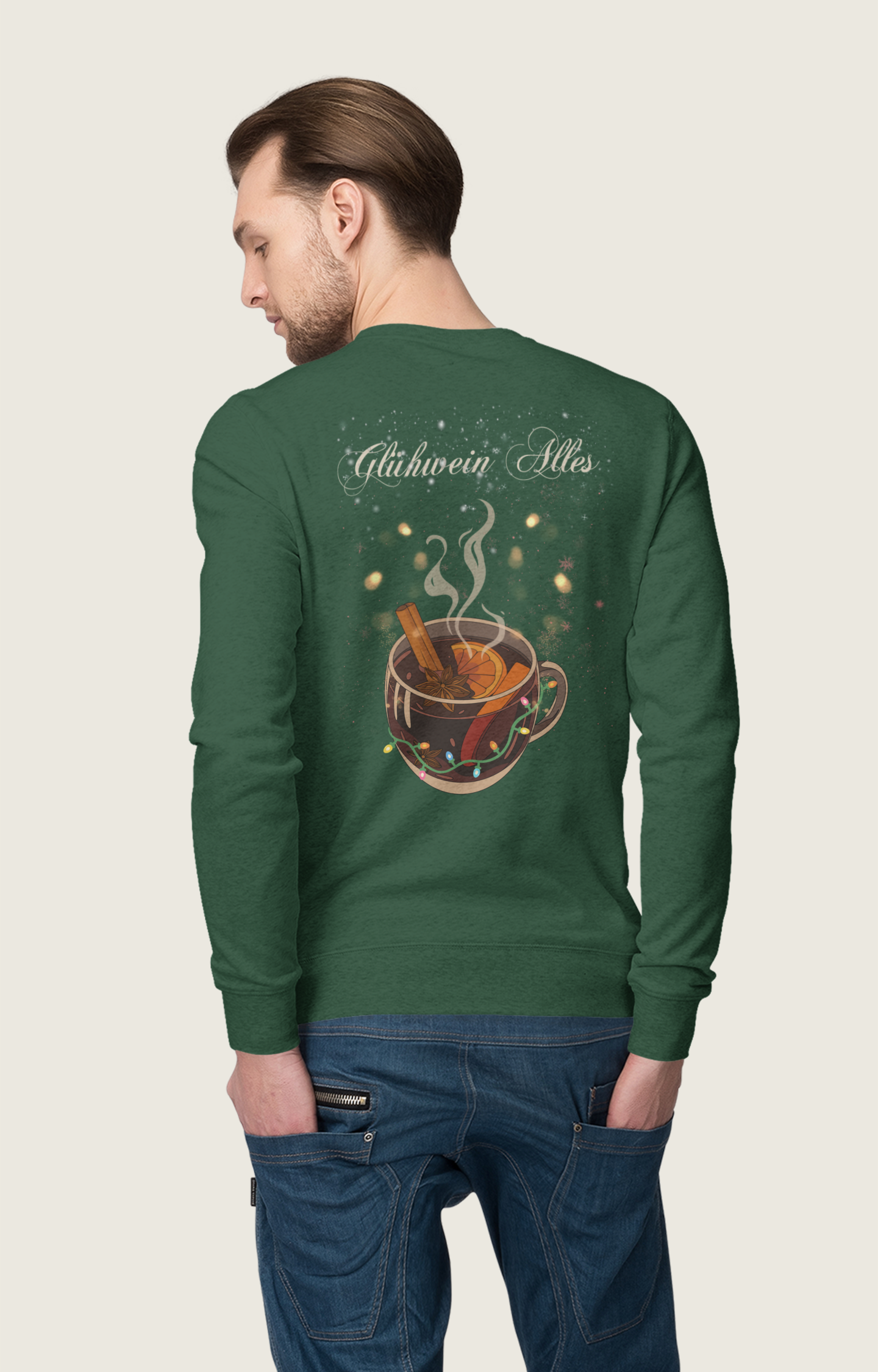 Glühwein Alles Sweatshirt – Witziger Glühwein Weihnachtspullover | premium unisex sweatshirt