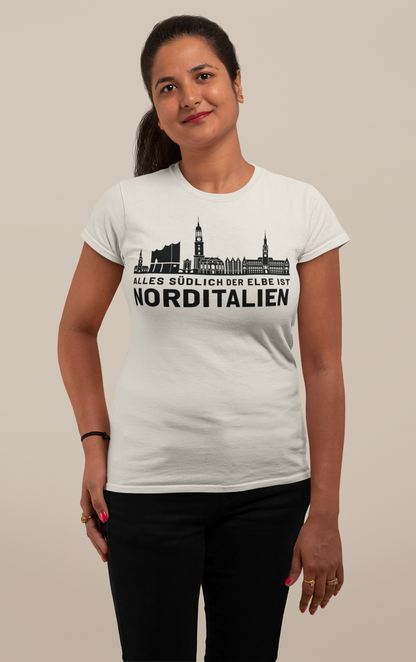 Hamburger Seele – Das Hamburg Skyline Bio Damen-Shirt