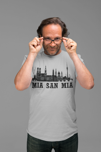 Minga Liebe: Das „Mia San Mia“ Skyline Bio-Shirt