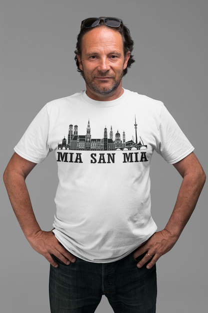 Minga Liebe: Das „Mia San Mia“ Skyline Bio-Shirt