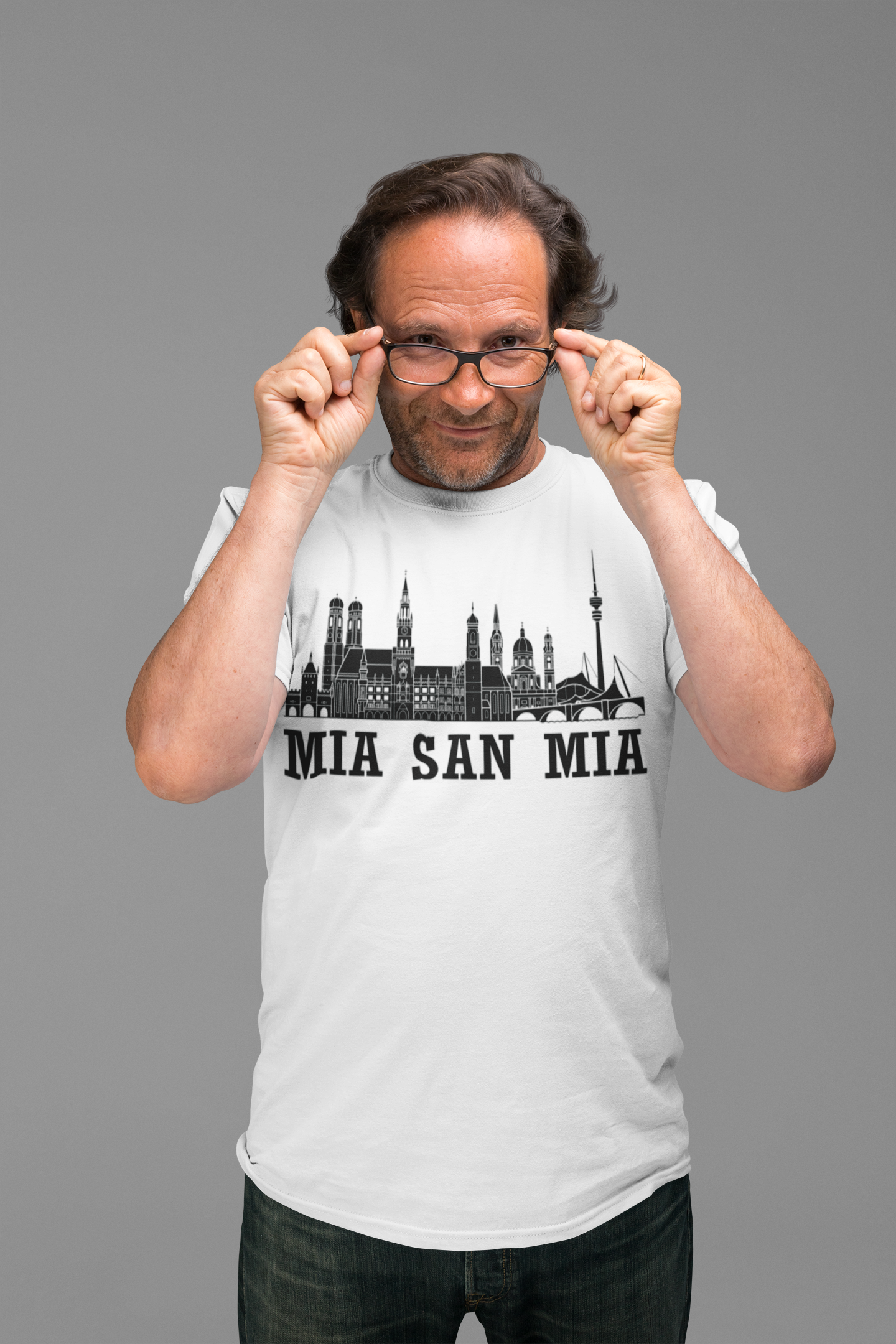 Minga Liebe: Das „Mia San Mia“ Skyline Bio-Shirt