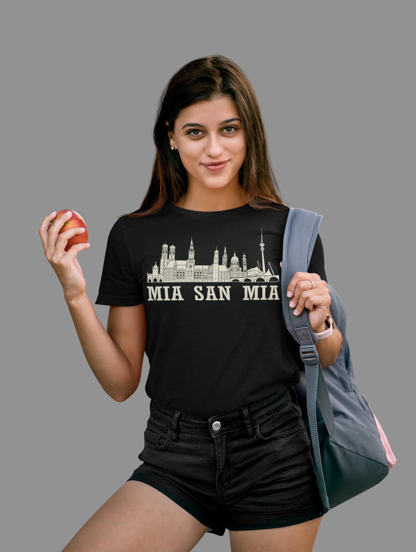 Minga Liebe – „Mia san Mia“ Skyline Bio Damen-Shirt