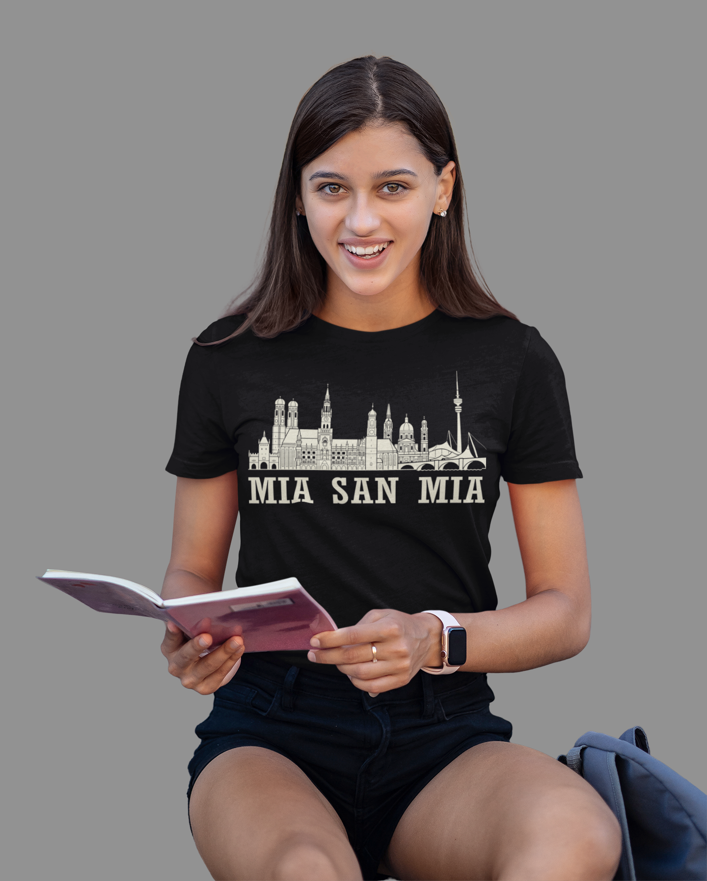 Minga Liebe – „Mia san Mia“ Skyline Bio Damen-Shirt