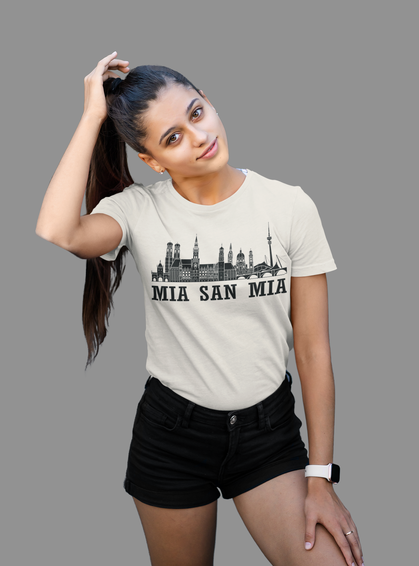Minga Liebe – „Mia san Mia“ Skyline Bio Damen-Shirt