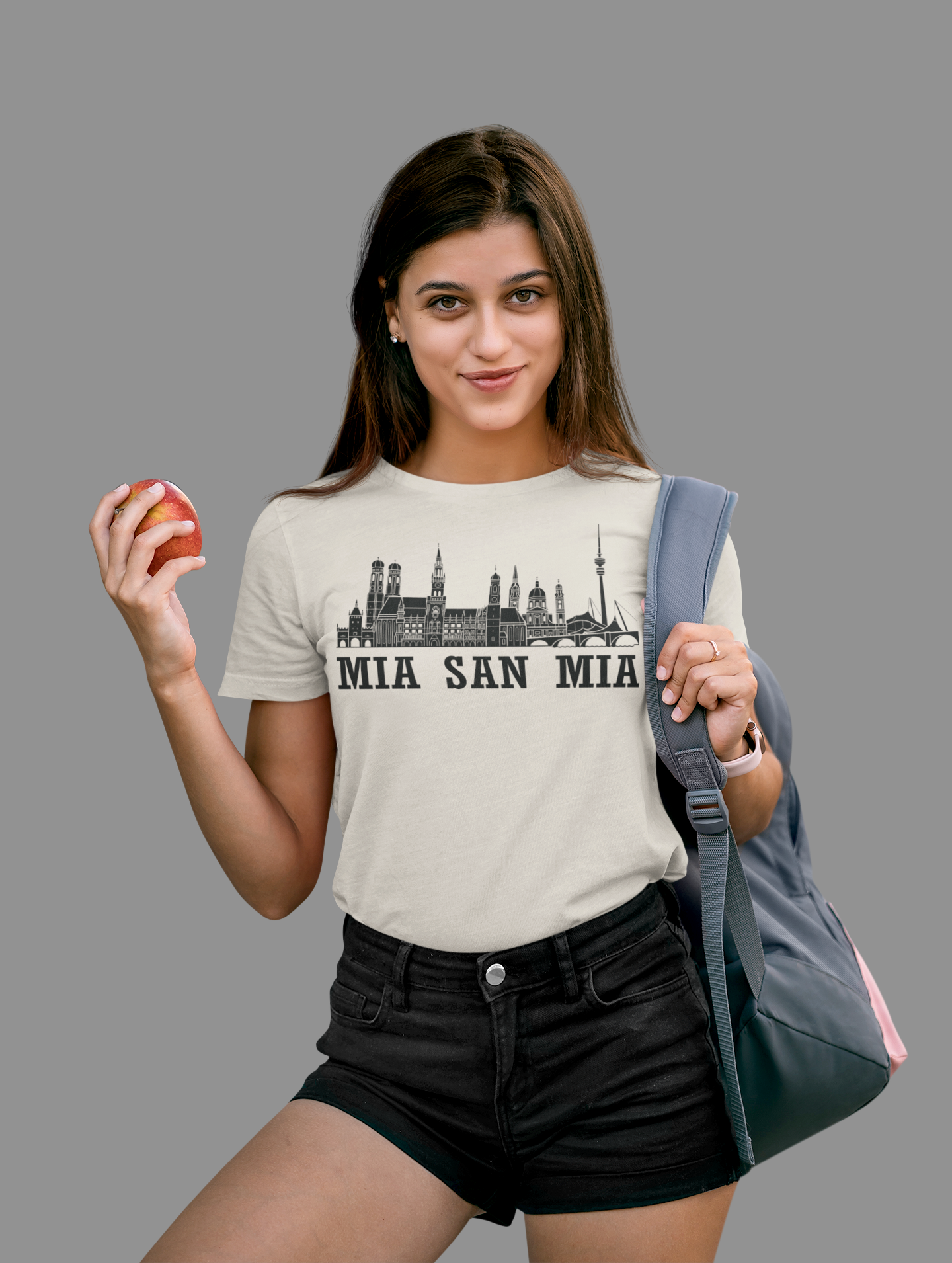 Minga Liebe – „Mia san Mia“ Skyline Bio Damen-Shirt