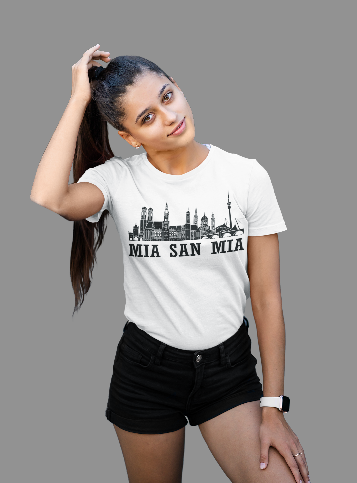 Minga Liebe – „Mia san Mia“ Skyline Bio Damen-Shirt