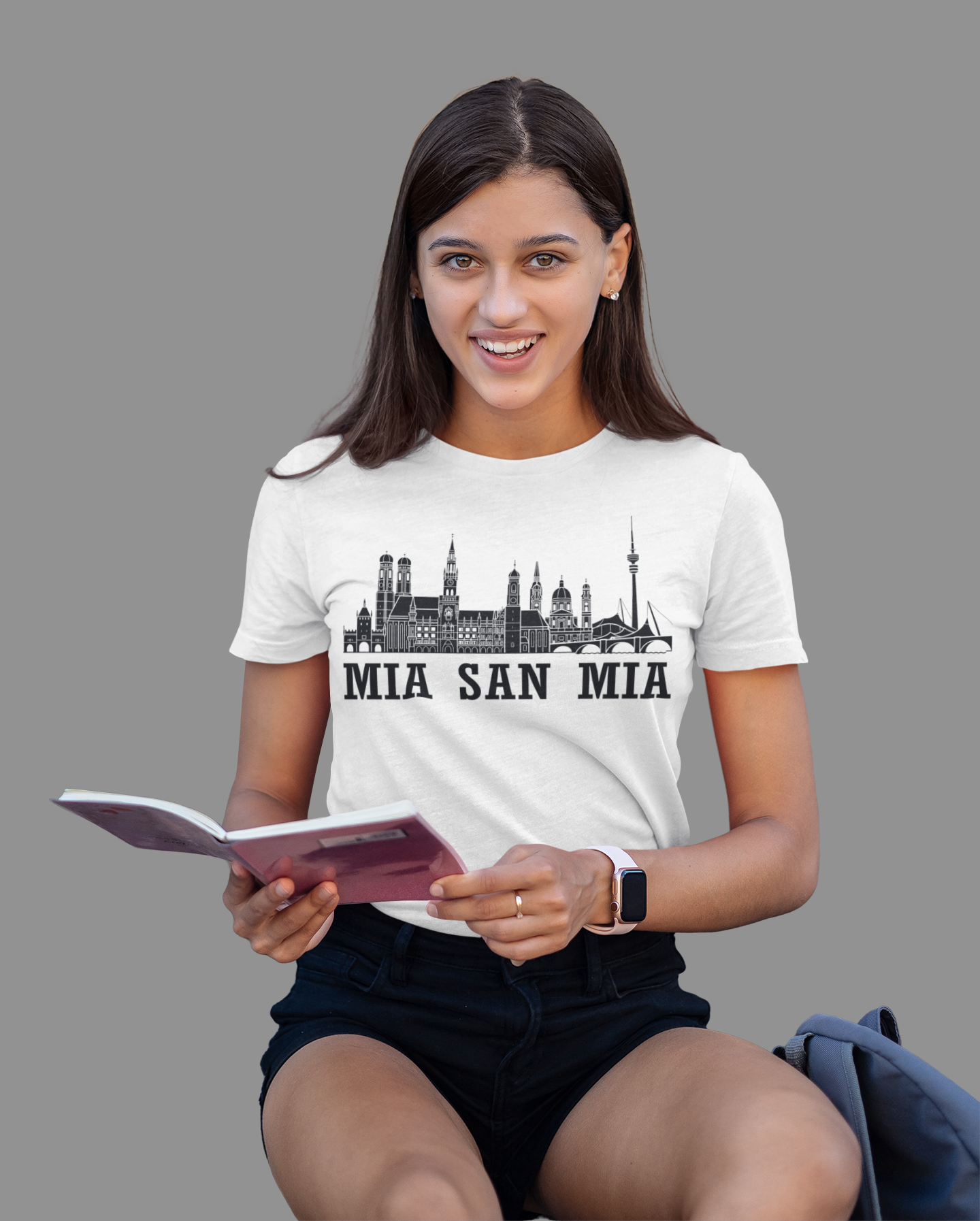 Minga Liebe – „Mia san Mia“ Skyline Bio Damen-Shirt