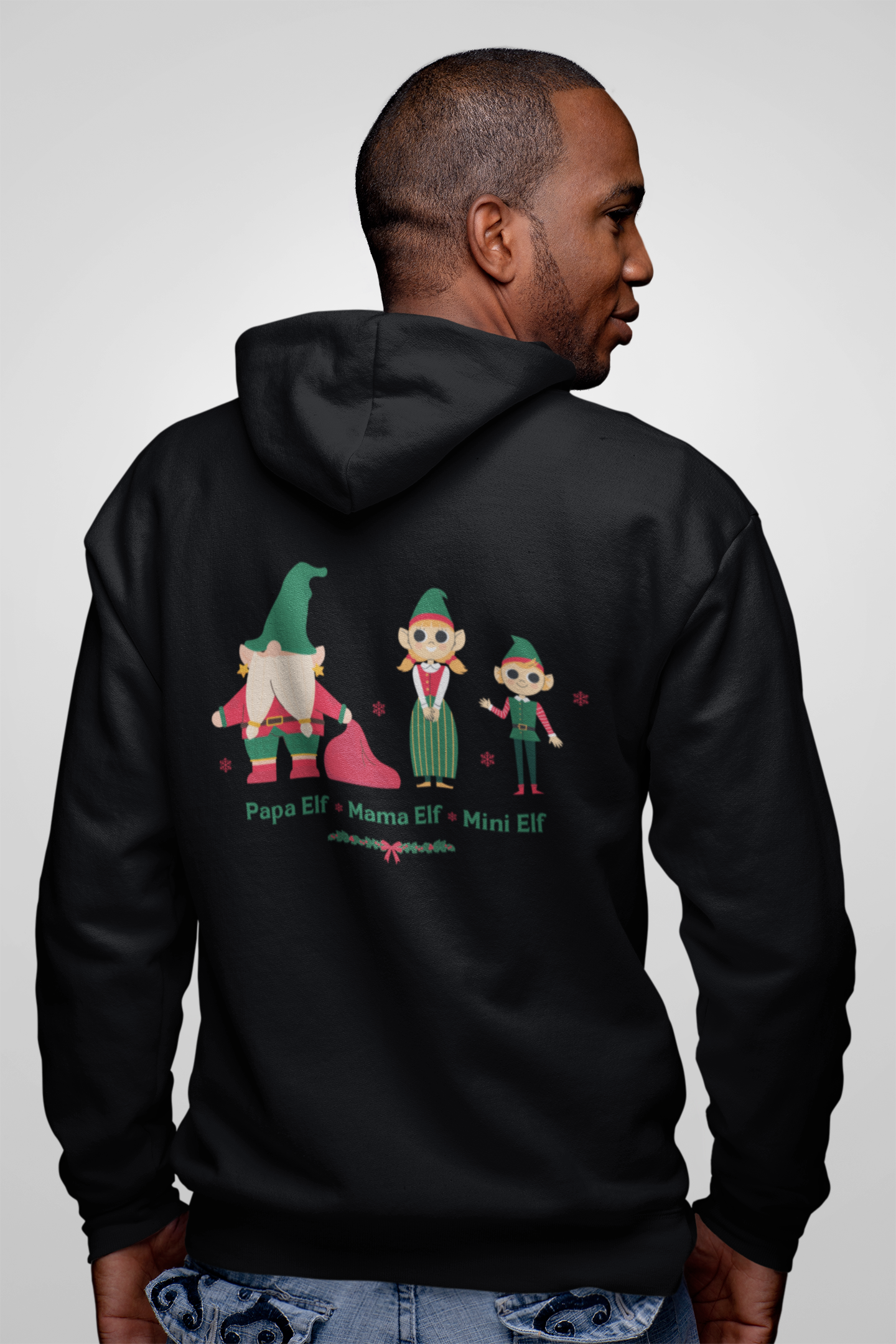 Elf Family Hoodie – Süßer Familien Weihnachtspullover | premium unisex hoodie