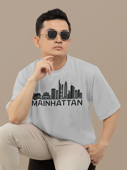 Mainhattan Vibes: Das Frankfurt Skyline Bio-Shirt