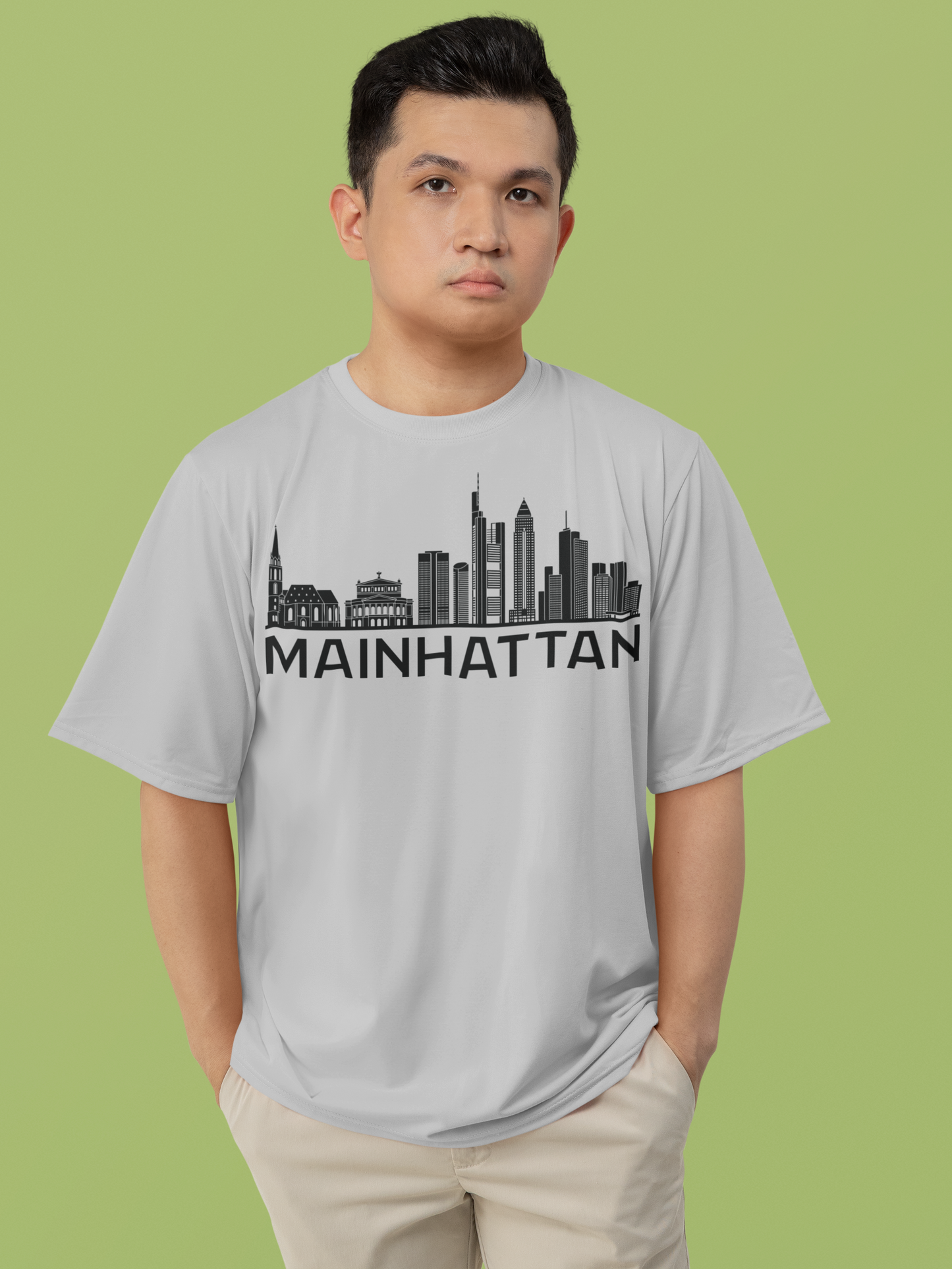 Mainhattan Vibes: Das Frankfurt Skyline Bio-Shirt