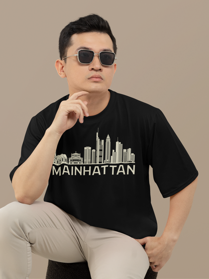 Mainhattan Vibes: Das Frankfurt Skyline Bio-Shirt