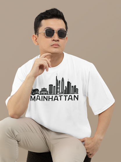 Mainhattan Vibes: Das Frankfurt Skyline Bio-Shirt