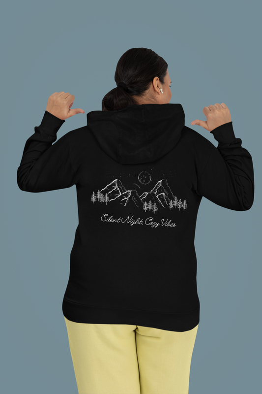 Silent Night Hoodie – Winterlicher Cozy Vibes Weihnachtspullover | premium unisex hoodie