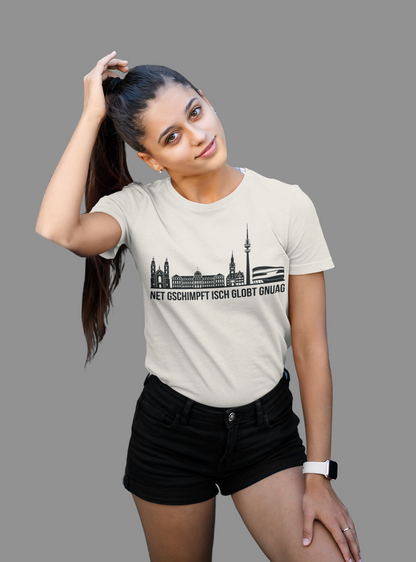Schwäbische Seele – Das Stuttgart Skyline Bio Damen-Shirt