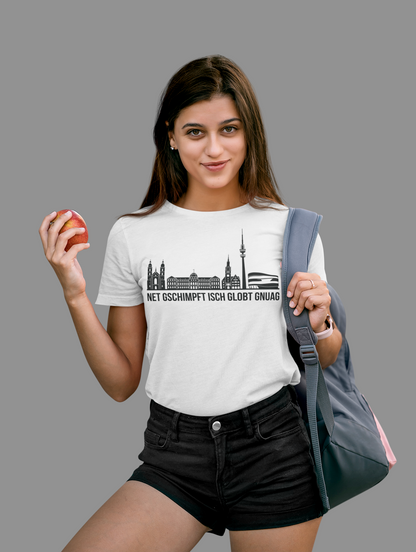 Schwäbische Seele – Das Stuttgart Skyline Bio Damen-Shirt