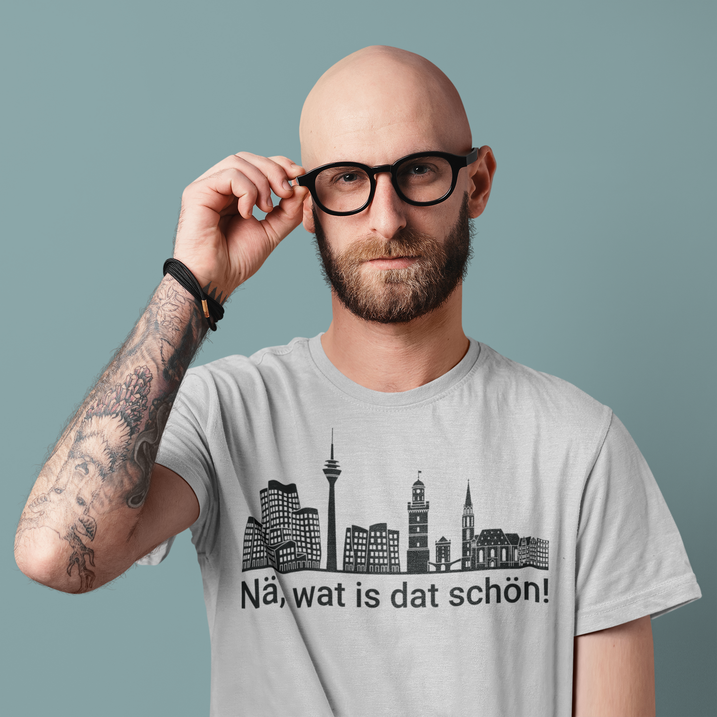 Düsseldorfer Herzschlag: Das „Nä, wat is dat schön!“ Bio-Shirt