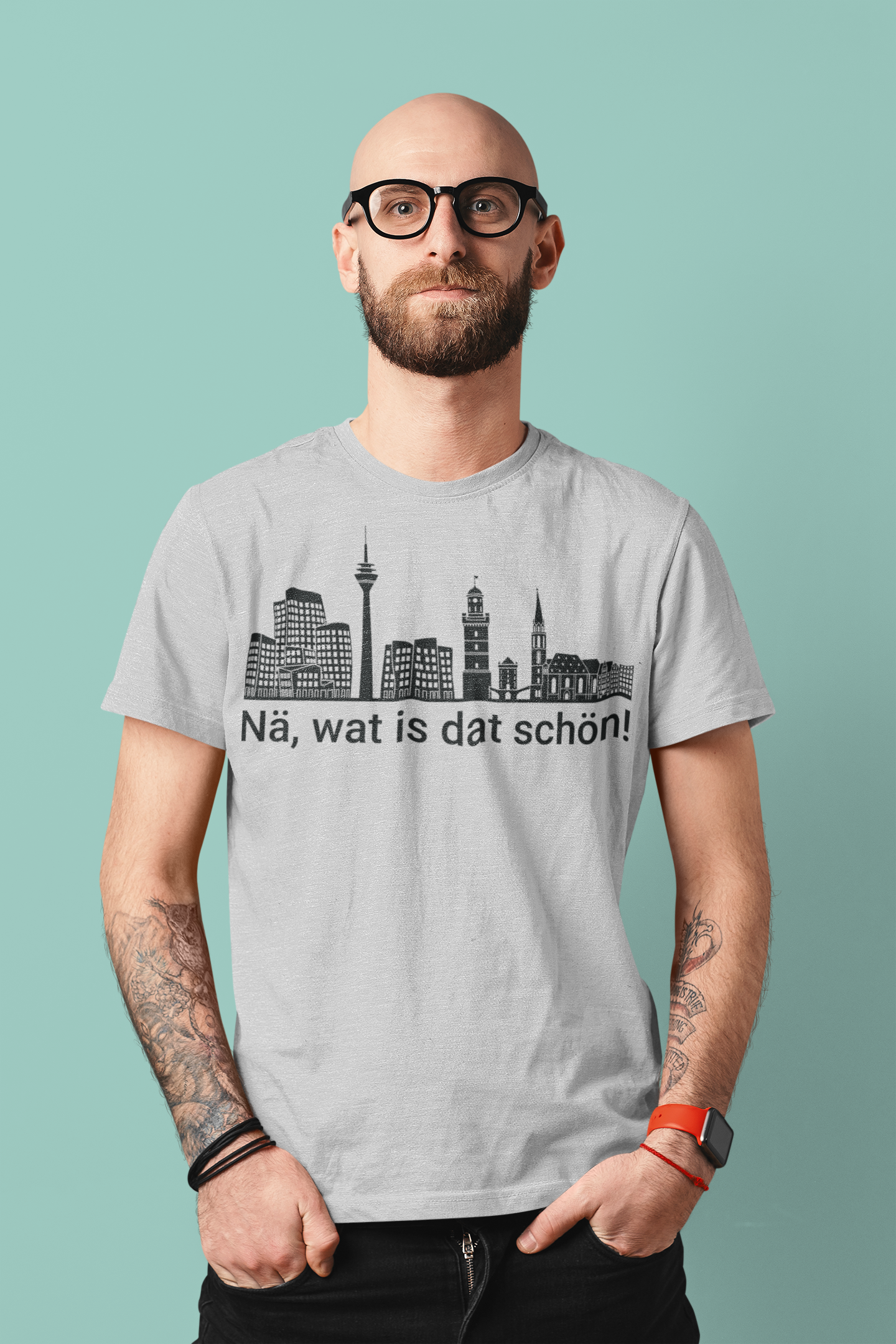 Düsseldorfer Herzschlag: Das „Nä, wat is dat schön!“ Bio-Shirt