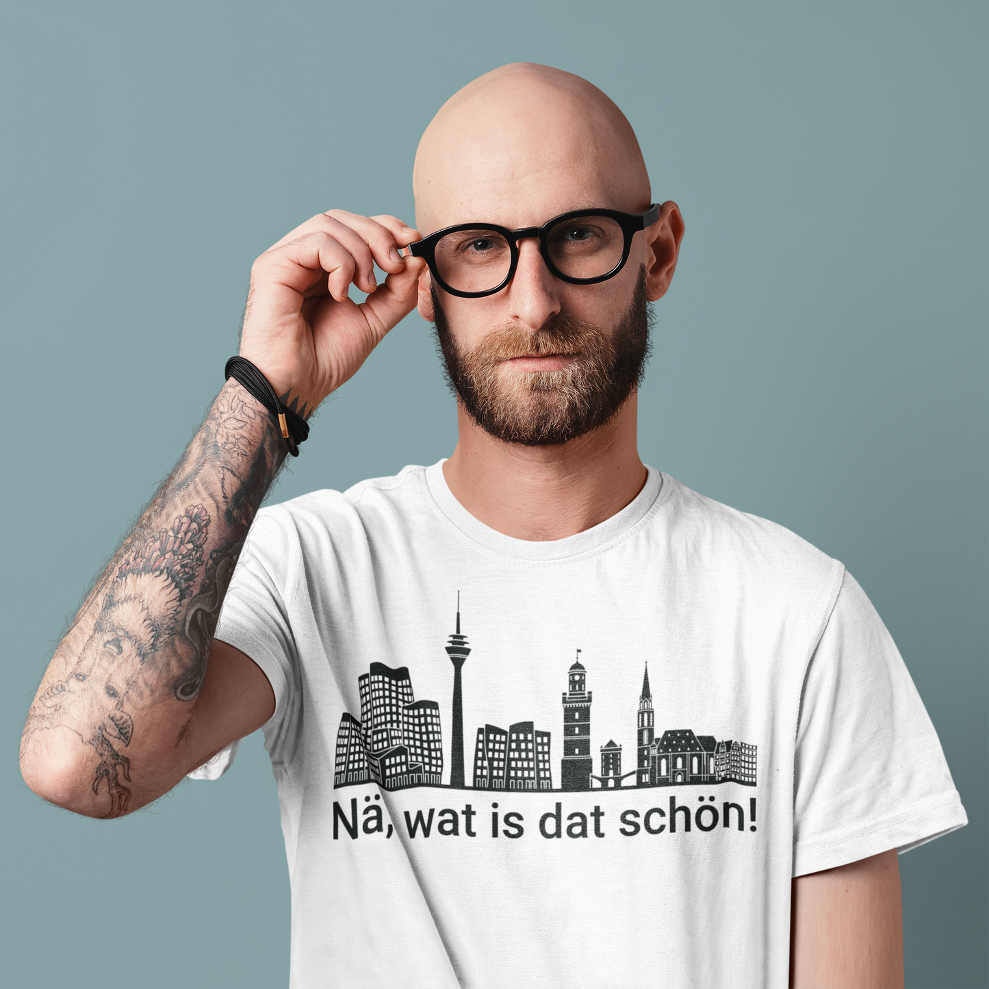 Düsseldorfer Herzschlag: Das „Nä, wat is dat schön!“ Bio-Shirt