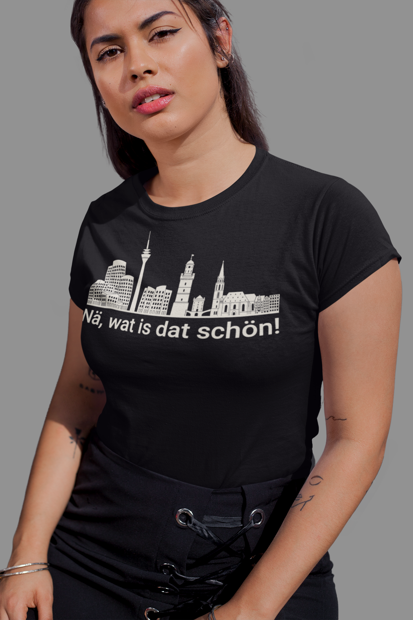 Düsseldorfer Herzschlag – „Nä, wat is dat schön!“ Bio Damen-Shirt