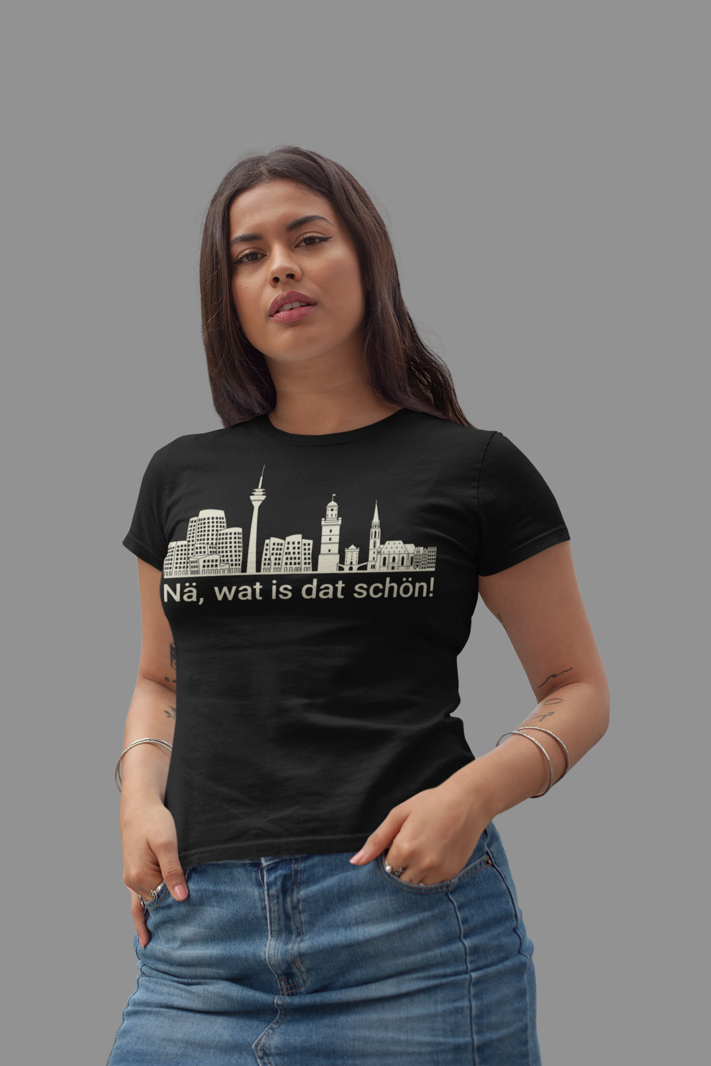 Düsseldorfer Herzschlag – „Nä, wat is dat schön!“ Bio Damen-Shirt