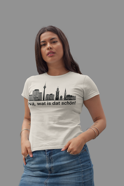 Düsseldorfer Herzschlag – „Nä, wat is dat schön!“ Bio Damen-Shirt