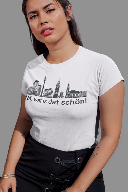 Düsseldorfer Herzschlag – „Nä, wat is dat schön!“ Bio Damen-Shirt