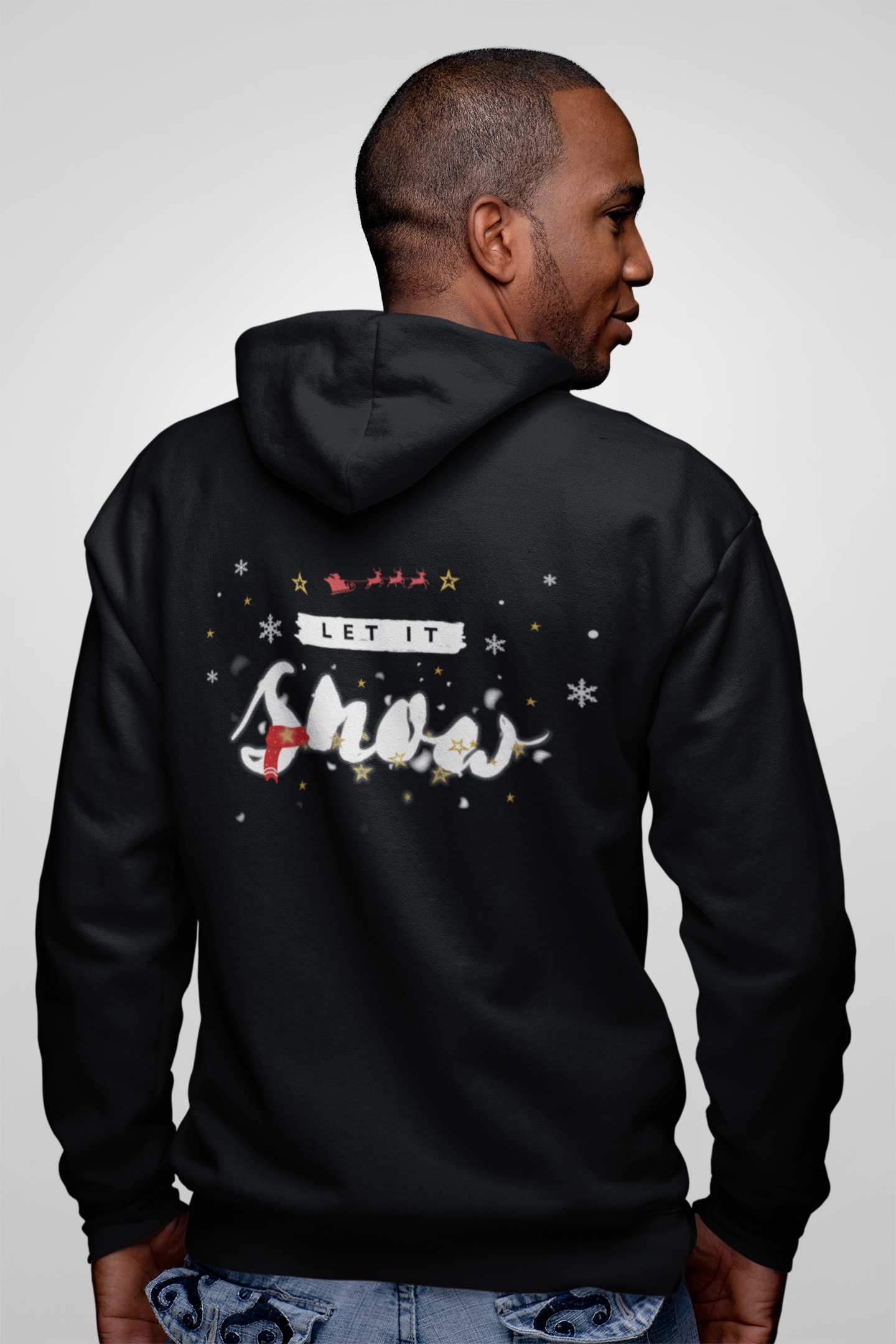 Let It Snow Hoodie - classic winter Christmas sweater | premium unisex hoodie