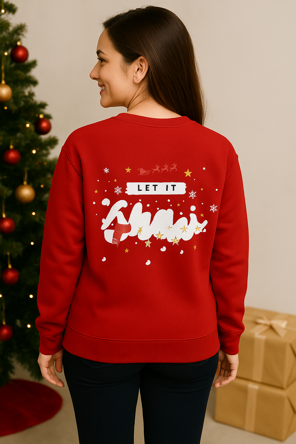 Let It Snow Sweatshirt - classic winter Christmas sweater | premium unisex sweatshirt