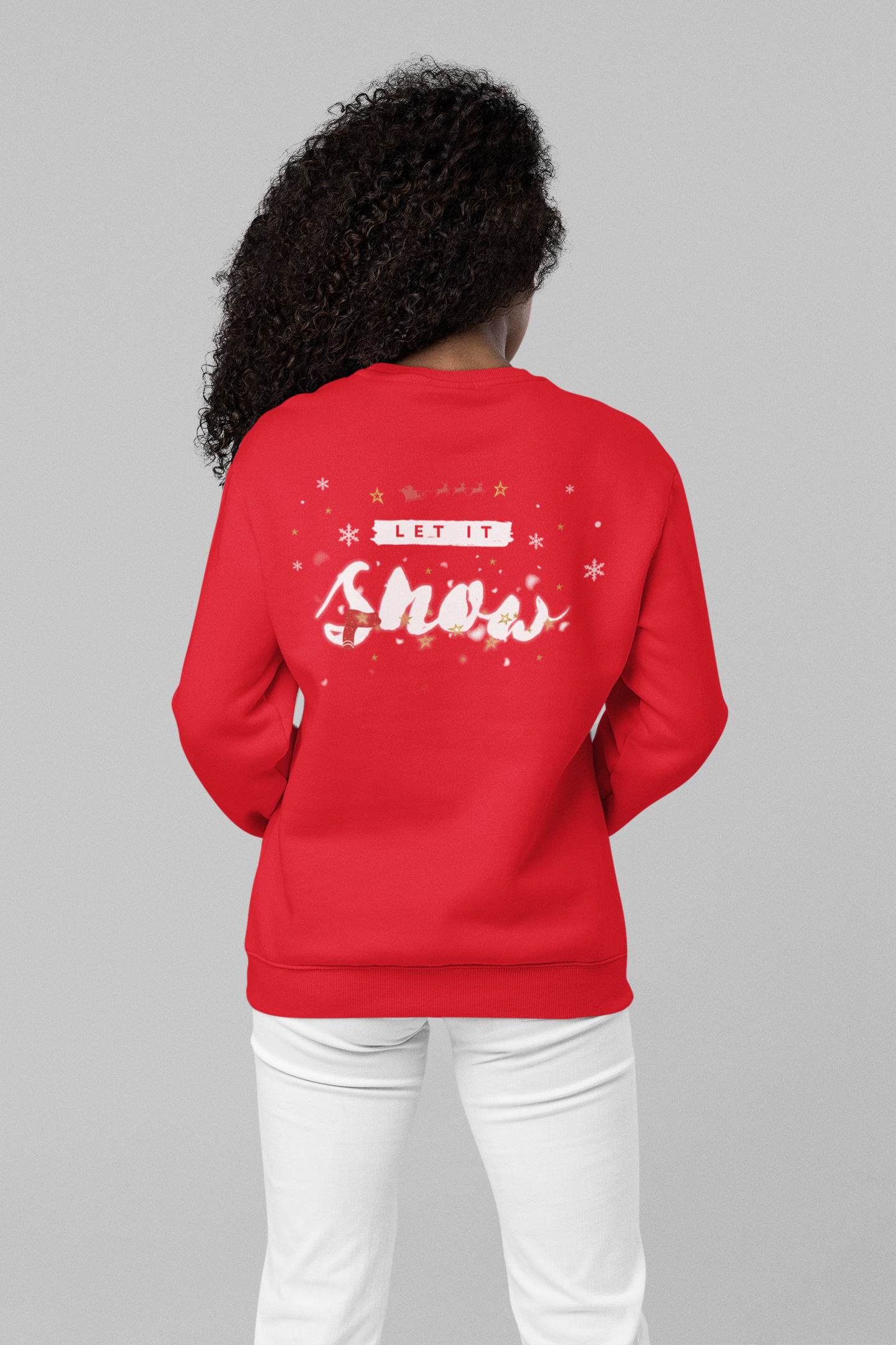 Let It Snow Sweatshirt - classic winter Christmas sweater | premium unisex sweatshirt