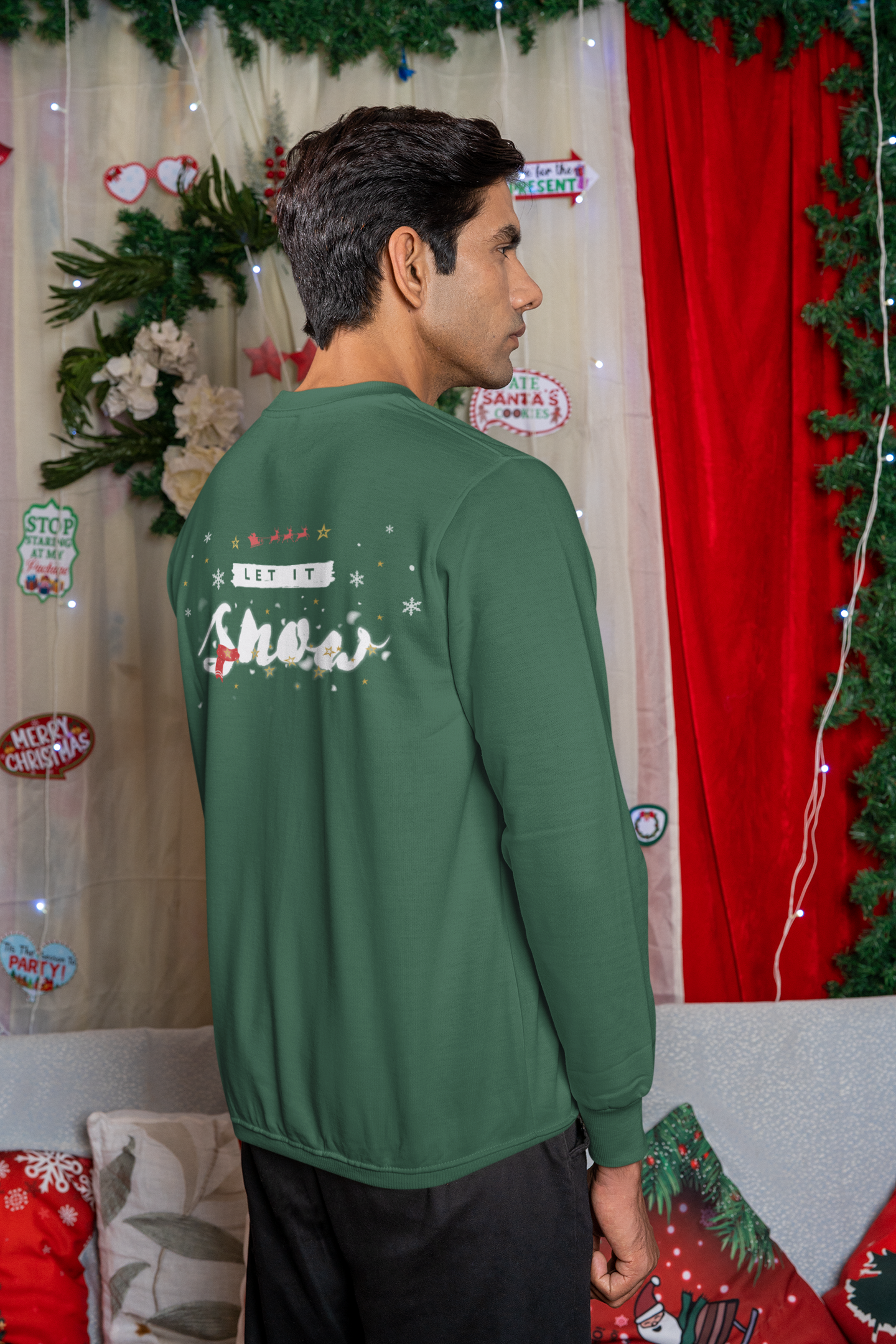 Let It Snow Sweatshirt - classic winter Christmas sweater | premium unisex sweatshirt