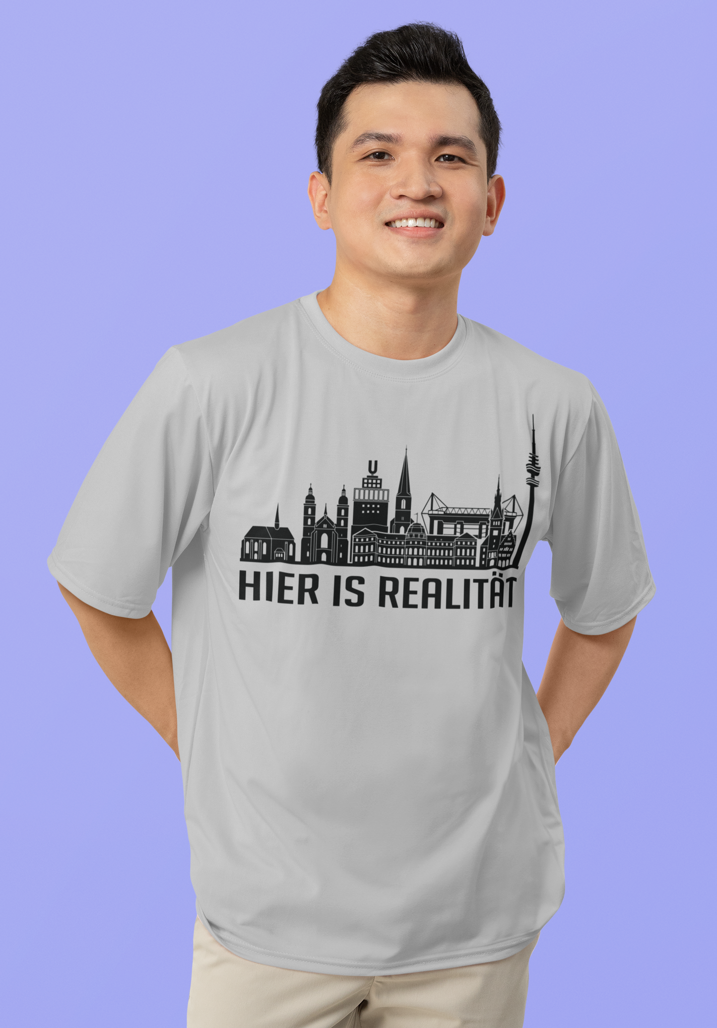 Dortmunder Seele: Das „Hier is Realität“ Skyline Bio-Shirt