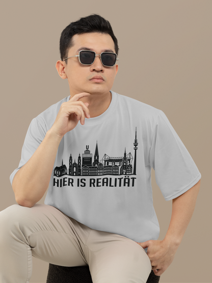 Dortmunder Seele: Das „Hier is Realität“ Skyline Bio-Shirt