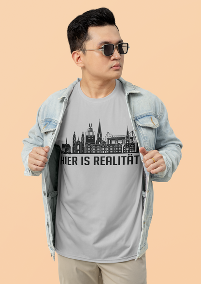Dortmunder Seele: Das „Hier is Realität“ Skyline Bio-Shirt