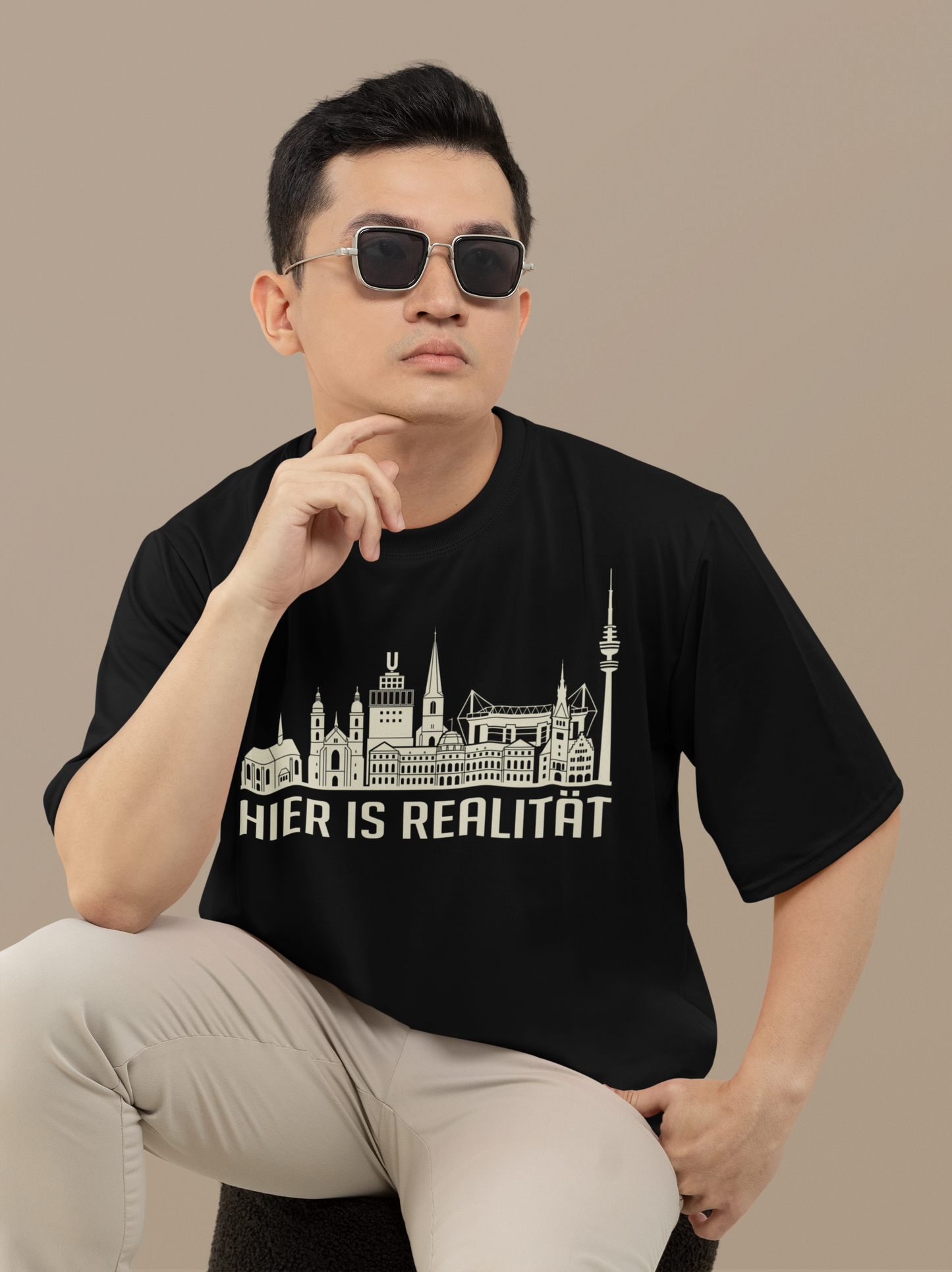 Dortmunder Seele: Das „Hier is Realität“ Skyline Bio-Shirt