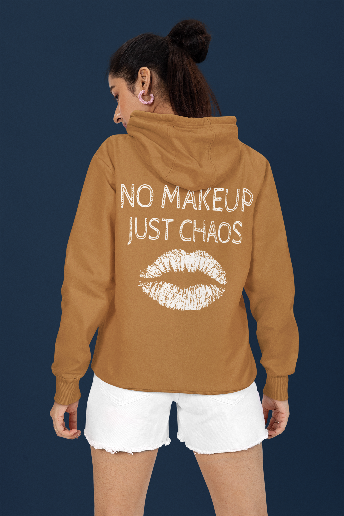 No makeup just chaos Hoodie