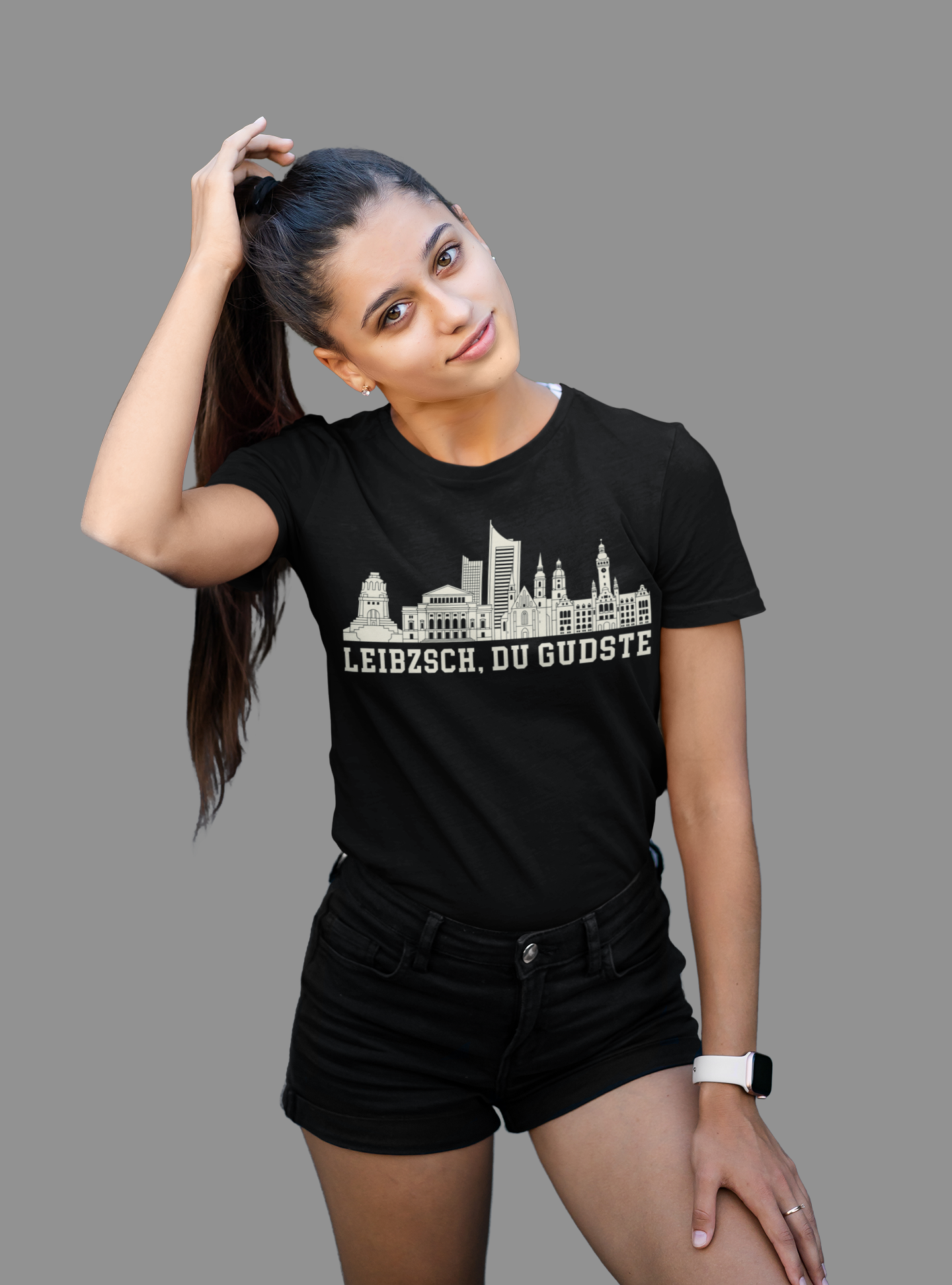 Leipziger Freiheit – „Leibzsch, du Gudste“ Skyline Bio Damen-Shirt
