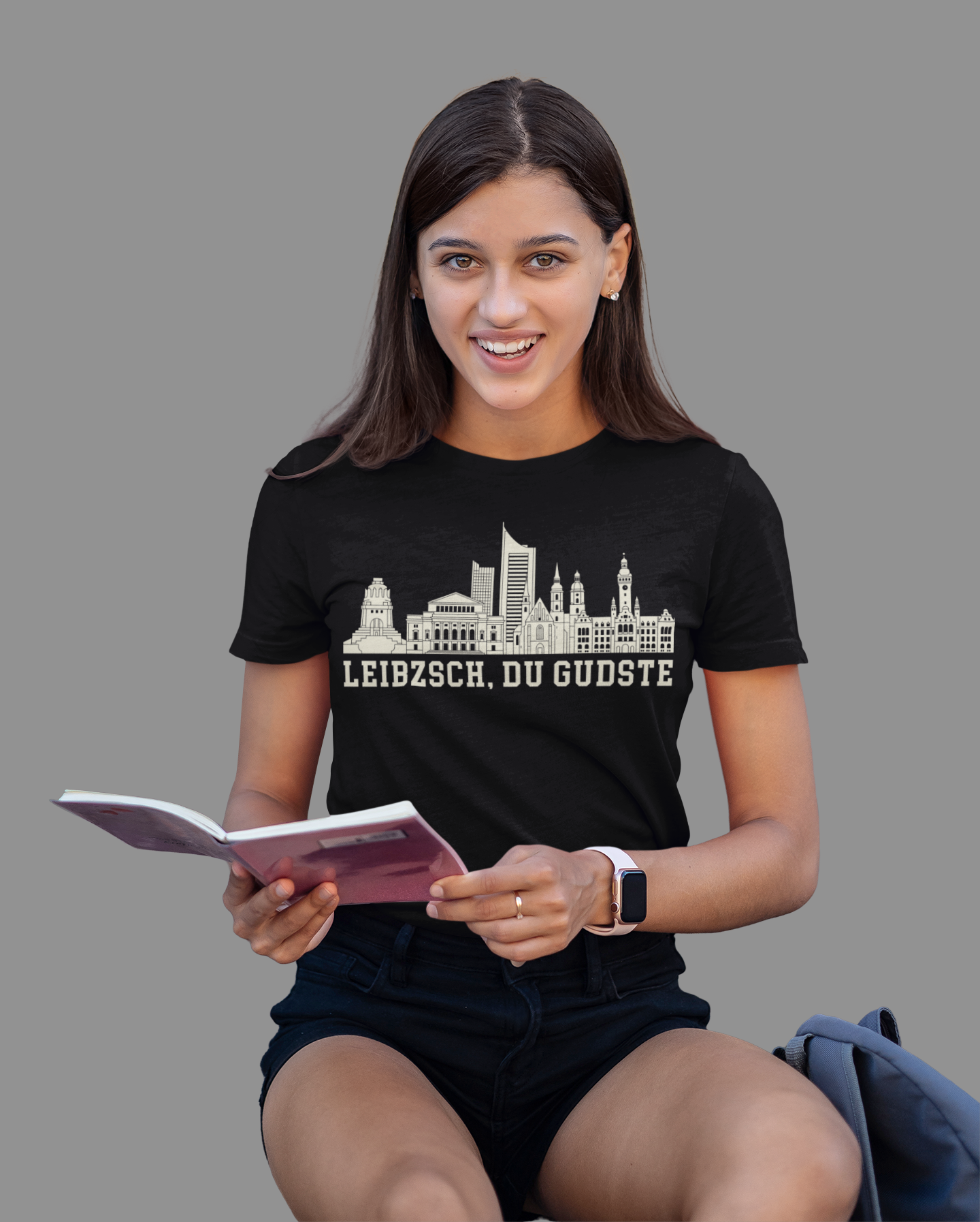Leipziger Freiheit – „Leibzsch, du Gudste“ Skyline Bio Damen-Shirt