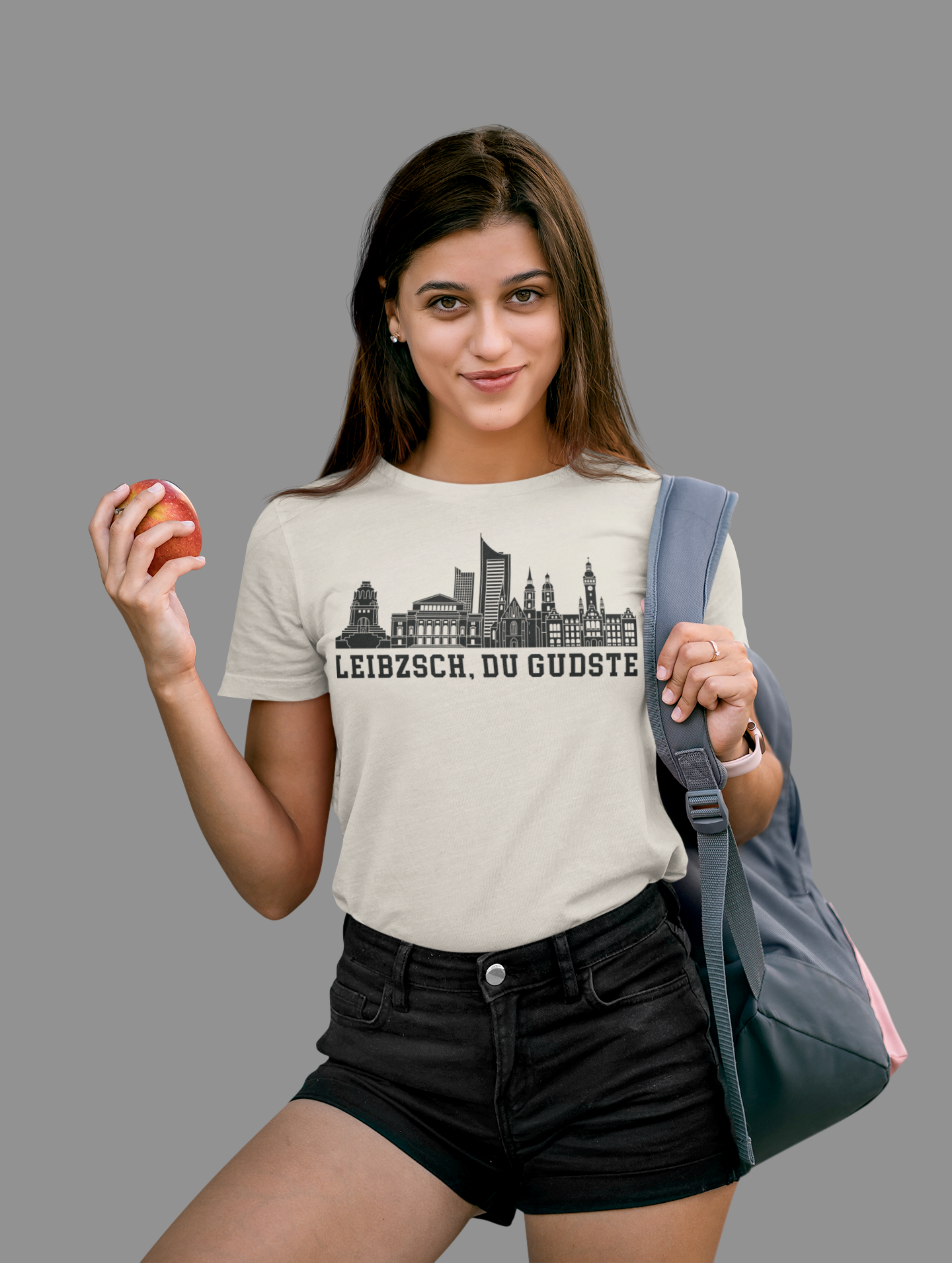 Leipziger Freiheit – „Leibzsch, du Gudste“ Skyline Bio Damen-Shirt