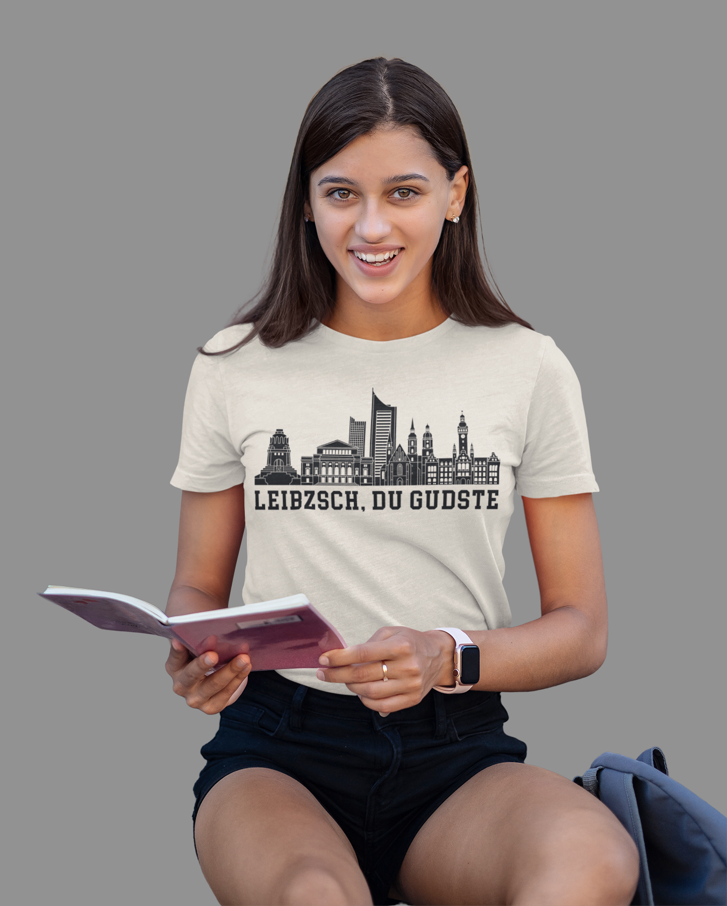 Leipziger Freiheit – „Leibzsch, du Gudste“ Skyline Bio Damen-Shirt