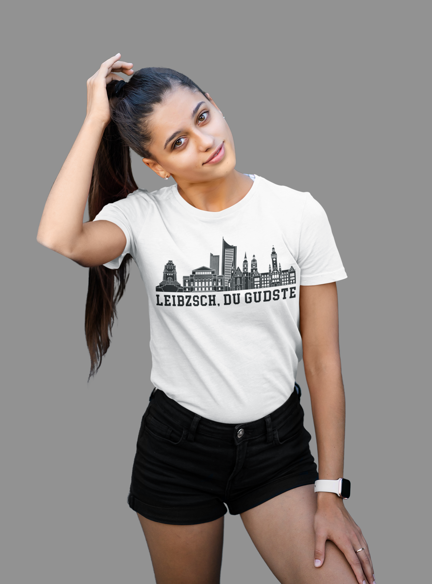 Leipziger Freiheit – „Leibzsch, du Gudste“ Skyline Bio Damen-Shirt