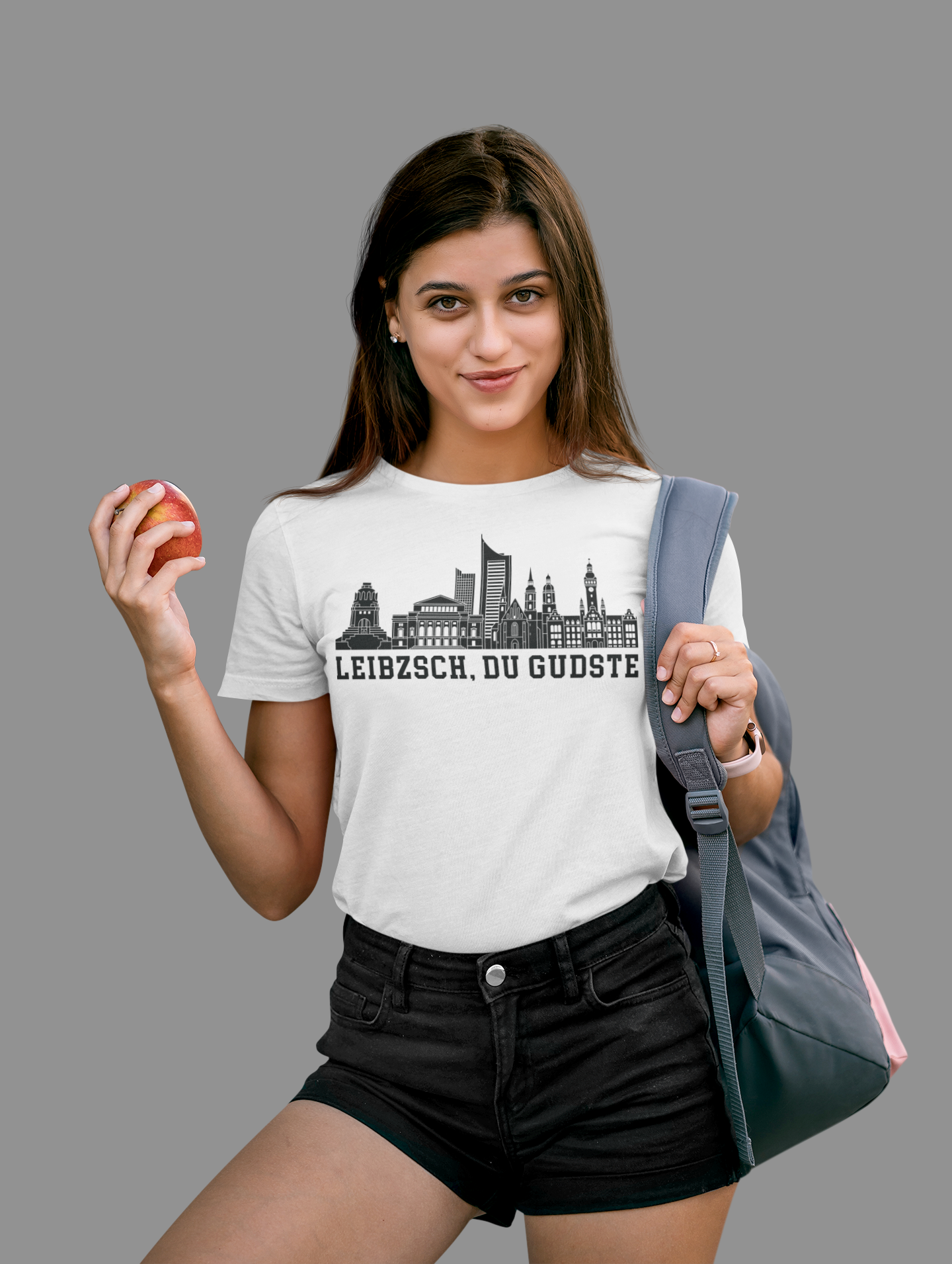 Leipziger Freiheit – „Leibzsch, du Gudste“ Skyline Bio Damen-Shirt