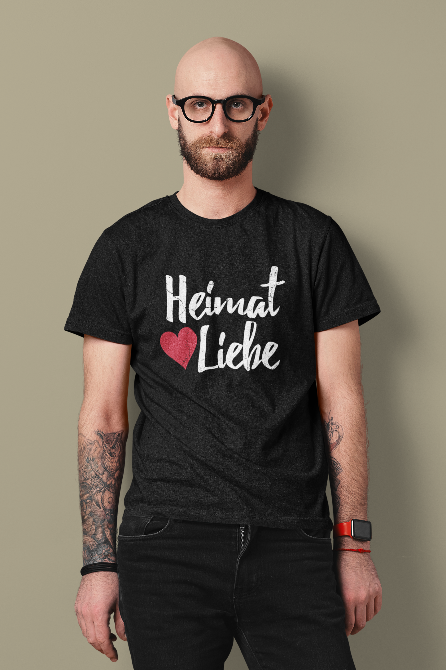 Heimat Liebe T-Shirt – Premium Bio Baumwolle