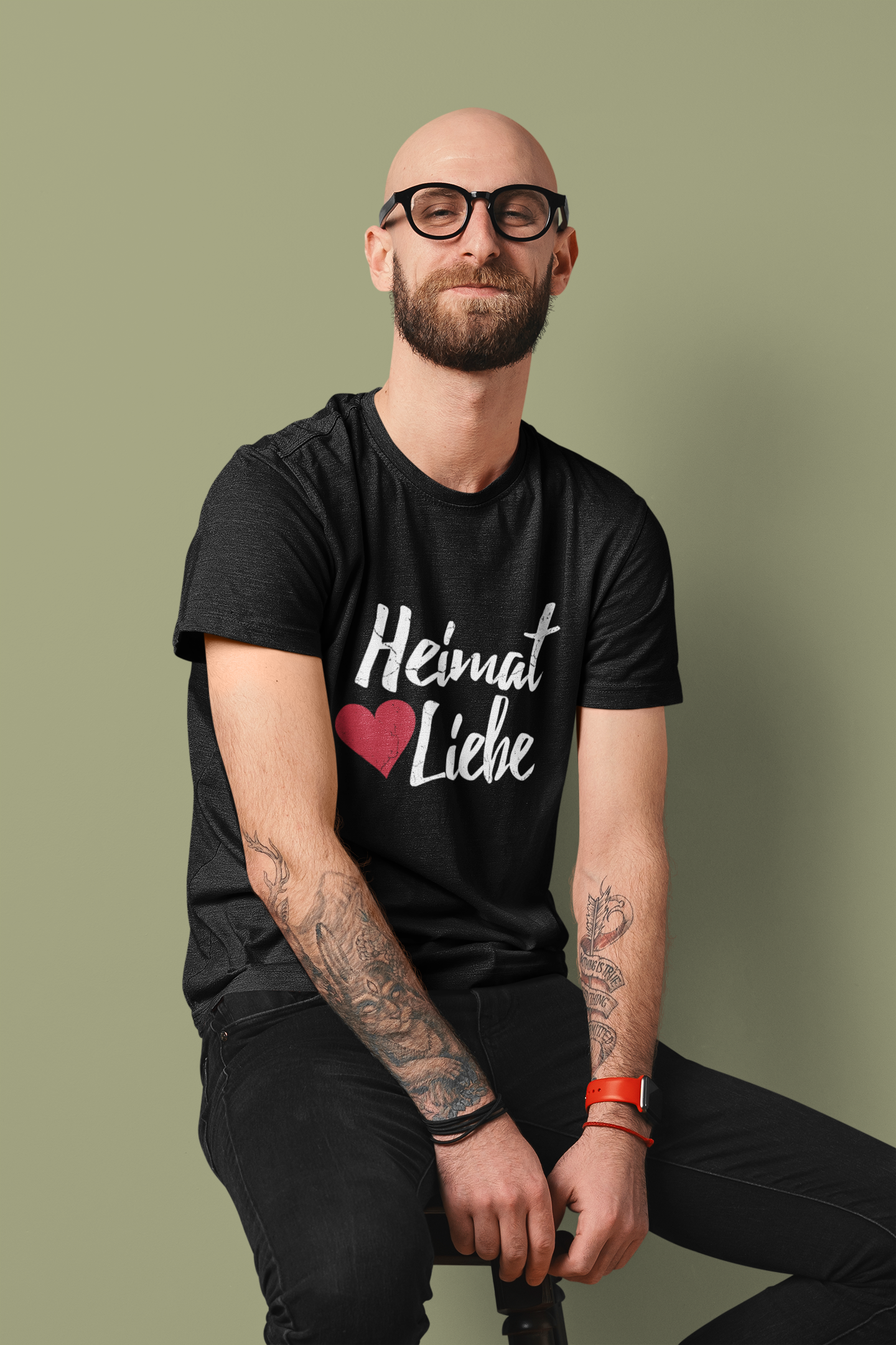 Heimat Liebe T-Shirt – Premium Bio Baumwolle