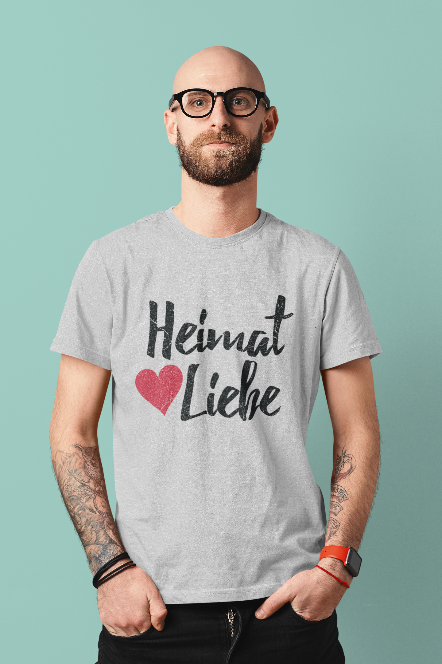 Heimat Liebe T-Shirt – Premium Bio Baumwolle