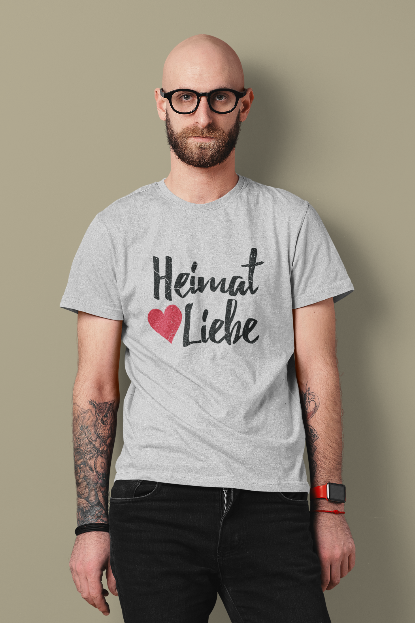 Heimat Liebe T-Shirt – Premium Bio Baumwolle